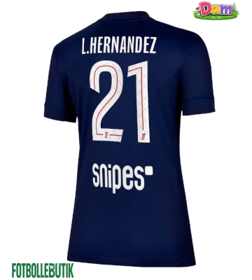 Paris Saint-Germain Lucas Hernandez #21 Hemmatröja Kvinnor 2025-26 Kortärmad